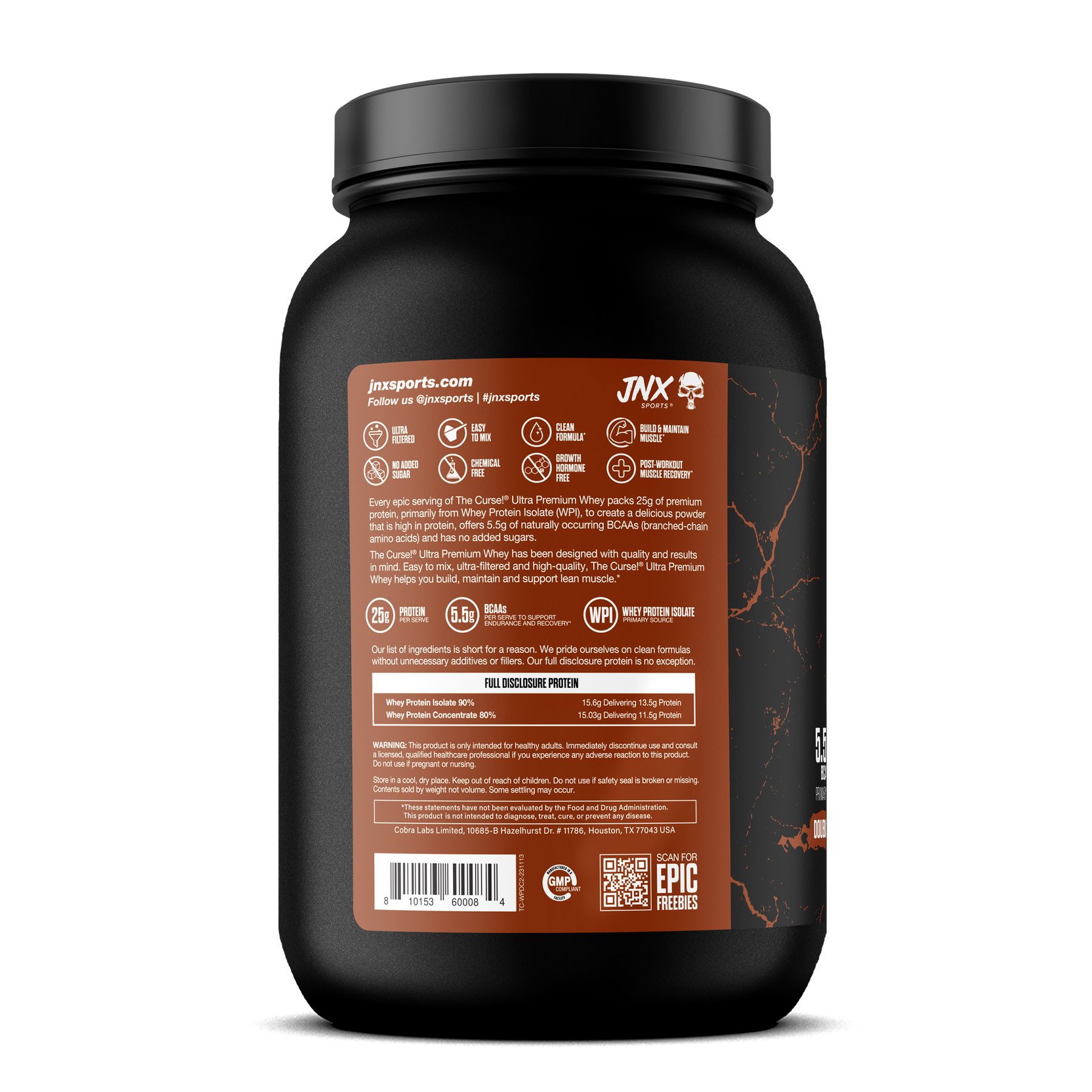 The Curse! Ultra Premium Whey - 2lb