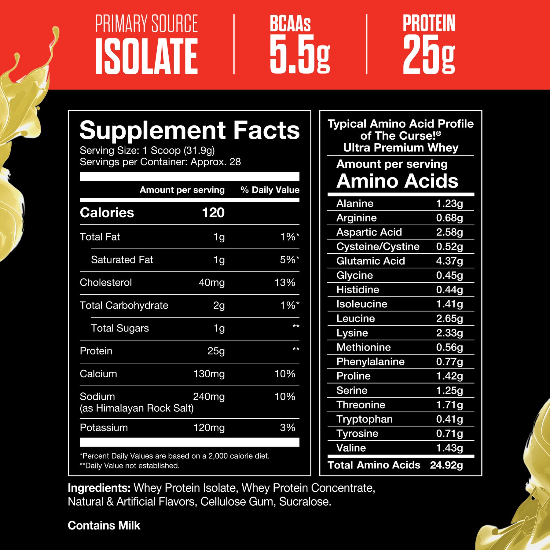 The Curse! Ultra Premium Whey - 5lb